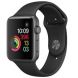 Apple Watch Series 1 42mm Space Gray Aluminum Case with Black Sport Band