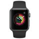 Apple Watch Series 1 38mm Space Gray Aluminum Case with Black Sport Band