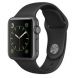 Apple Watch Series 1 38mm Space Gray Aluminum Case with Black Sport Band