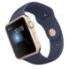 Apple Watch Series 1 42mm Rose Gold Aluminum Case with Midnight Blue Sport Band