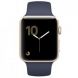 Apple Watch Series 2 42mm Gold Aluminum Case with Midnight Blue Sport Band