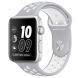 Apple Watch Nike  42mm Silver Aluminum Case with Silver/White Sport Band