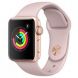 Apple Watch Series 3 38mm Gold Aluminum Case with Pink Sand Sport Band