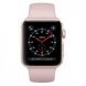 Apple Watch Series 3 38mm Gold Aluminum Case with Pink Sand Sport Band