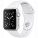 Apple Watch Series 1 42mm Silver Aluminum Case with White Sport Band