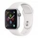 Apple Watch Series 4 44mm Silver Aluminum Case With White Sport Band