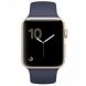 Apple Watch Series 1 42mm Gold Aluminum Case with Midnight Blue Sport Band