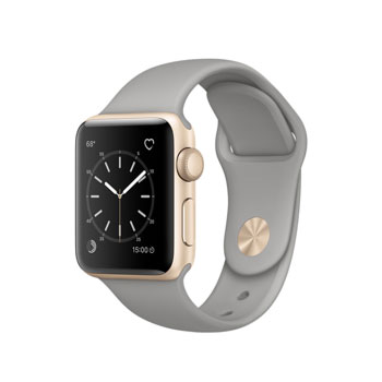 Apple Watch Series 2 Gold Aluminum Case with Concrete Sport Band 38mm