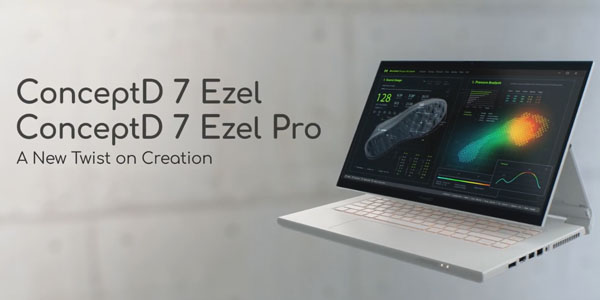 Acer ConceptD 7 Ezel Pro CC715 i7 10875H 32 1SSD 6 RTX3000 UHD